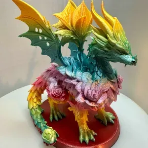 Floral dragon