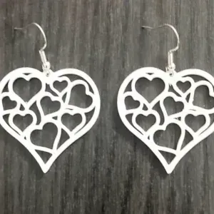 Heart Cascade Earrings - Valentine's Day