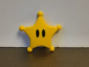 Super Mario Grand Star Fridge Magnet - Multipart, no CFS