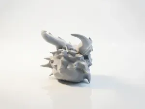 Charizard Skull Dragon Sculpture 3D Printable