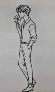 Romantic Young Man Wall Art