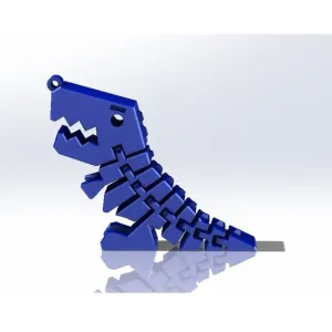 Flexi Rex Keychain