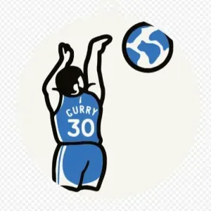 Steph Curry Airball Key Chain