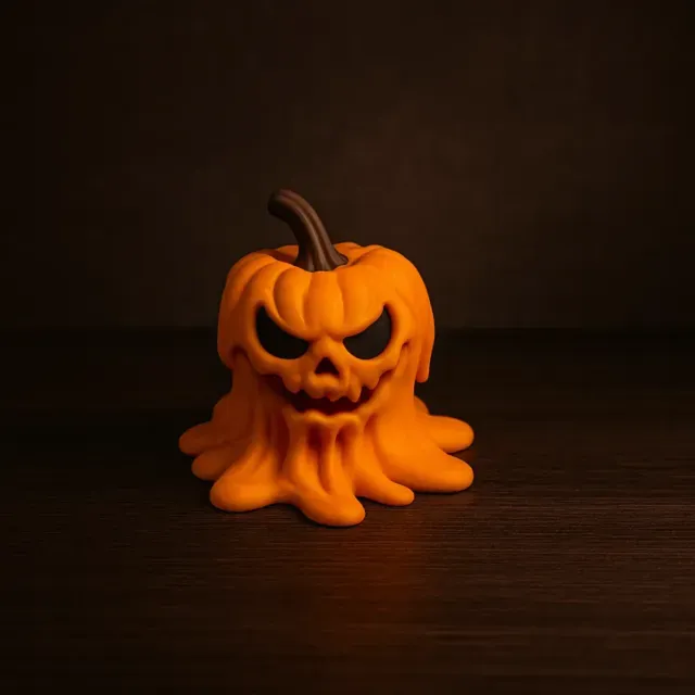 ANGRY MELTING PUMPKIN (MULTIPART) / HALLOWEENDECOR — Image 2 of 7