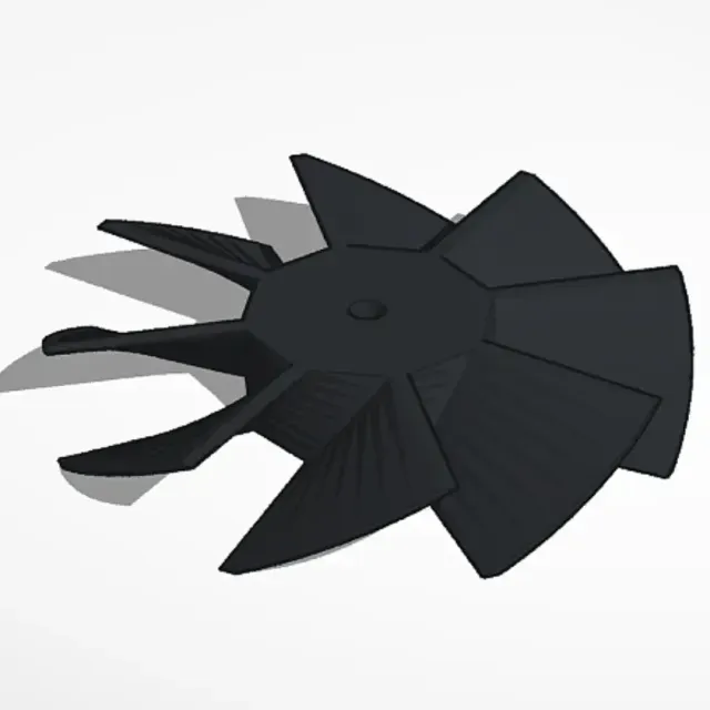 8 Blade fan With a 5mm Hole