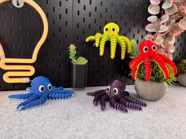 Articulated Cute Octopus