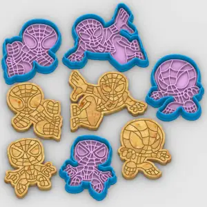 Cookie Cutter, Spiderman set pack ,Polymer Clay Cutters