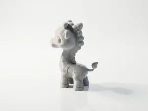 Chibi Giraffe Figurine Cute Animal 3D Printable