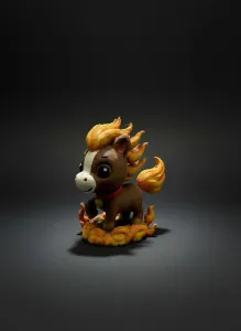 Cute Fire Horse