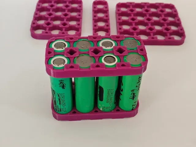 Spot Weld 18650 Battery Holders | 4x Row — Фото 2 из 9