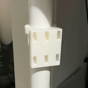 Skadis desk leg mount for 30mm/40mm round leg