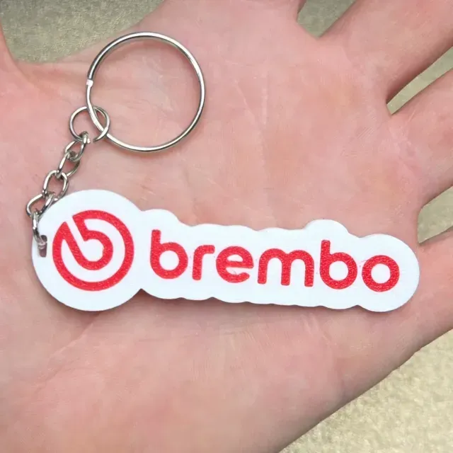 Brembo Logo Keychain - 2 versions, Multi and NO Multi-color — Фото 2 из 7