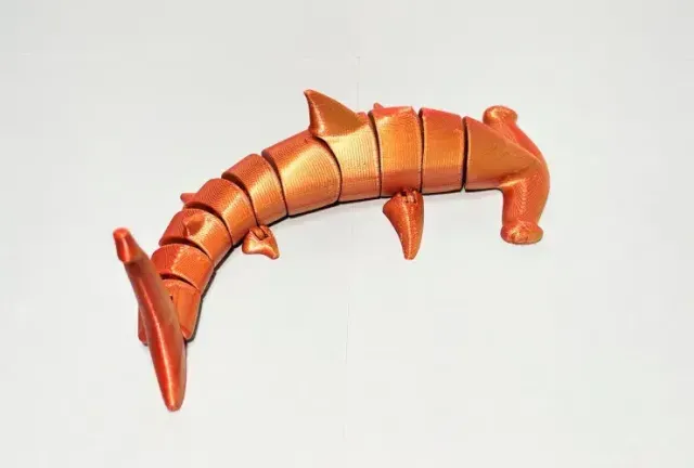 Flexi Hammerhead Shark (print-in-place) — Фото 8 из 9