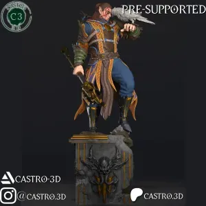 Halsin - BG3 Miniature Collection 3D print model