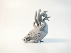 Hydra Swan Fantasy Mythology Figurine 3D Printable