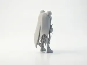 Cool Girl Anime Character Figurine 3D Printable