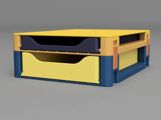 Versatile Stackable Storage Box System (200×250×H30) — Фото 2 из 9