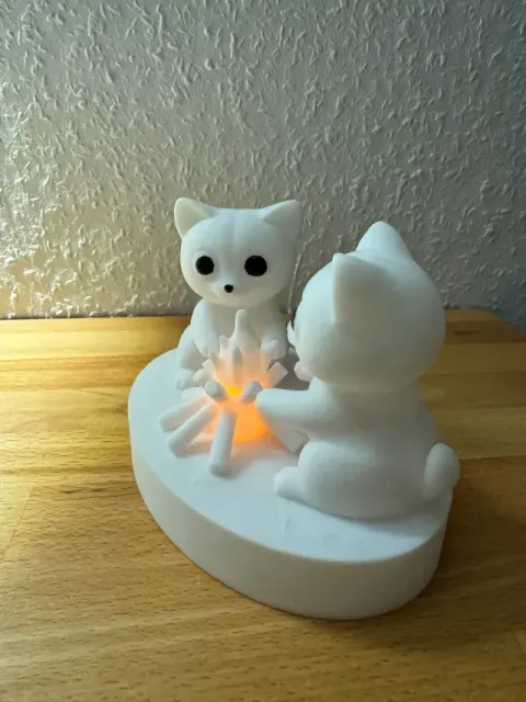 Cozy Cat Campfire (LED Tealight Version) — Image 2 of 5