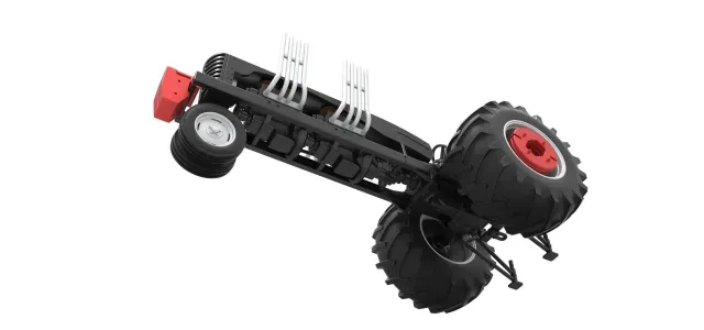 Vintage Small block Pulling tractor Version 3 Scale 1:25 — Image 3 of 9