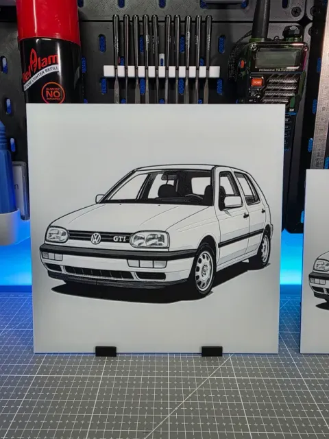 Golf MK3 GTI - Hueforge - 3 Colors — Image 3 of 7