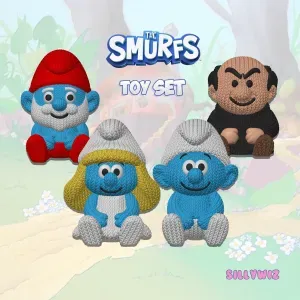 Buy 4 Models, Get 1 FREE! The Smurfs - Set Toys knitted