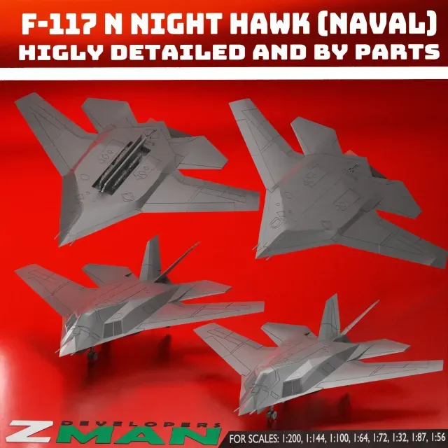 F-117N (NAVAL STEALTH BOMBER) V2 — Фото 2 из 9