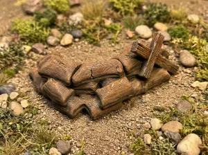 Miniature Terrain Barricade_4