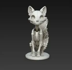 Skeleton Fox Cub