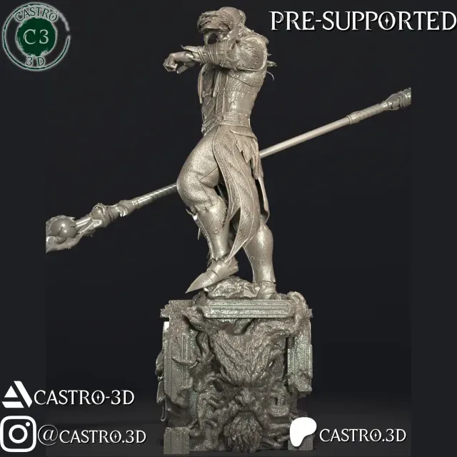 Halsin - BG3 Miniature Collection 3D print model — Фото 7 из 9