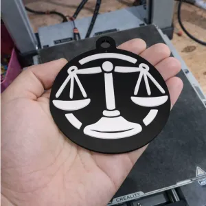 keychain the zodiac libra