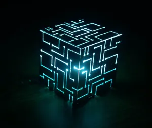 Square Block Lamp