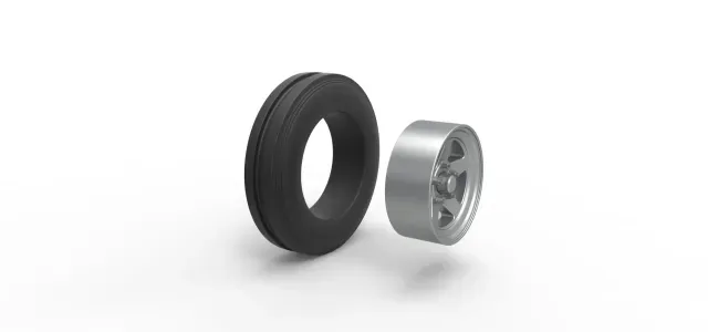 Front tractor wheel Version 2 Scale 1:25 — Фото 9 из 9