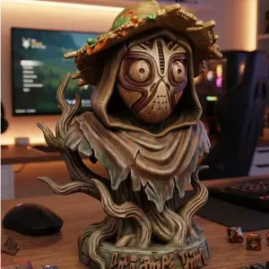 Skull Kid Bust | Majora's Mask Fan Art | Wooden Scarecrow Fi