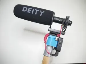 Broom Hot Shoe Adapter for Boom Mic