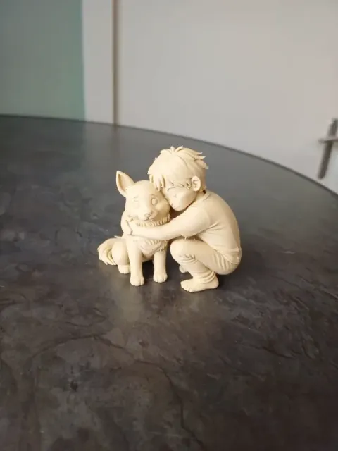 Boy Hugging Dog – Heartwarming Friendship — Image 2 of 6