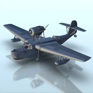 Beriev MBR-2 bis - WW2 Terrain scenery diaroma