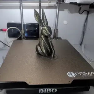 Easter bunny sculpture