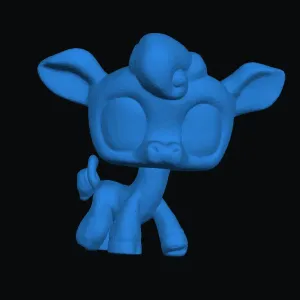 LPS Cow Toy Figure