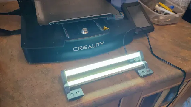 Ender-3 V3 KE - Gantry Strip LED Light Bracket — Image 2 of 9