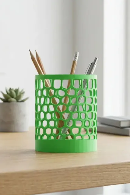 Minimalist Pen Holder Desk Organizer | Modern Office Stand — Image 5 of 7