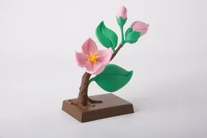 Apple Blossom Sculpture - Pink Flower Branch Decor