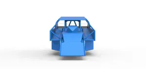 Shell of Northeast Dirt Modified stock car V2 Scale 1:25