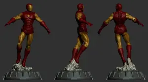 iron man figure tipe clasic