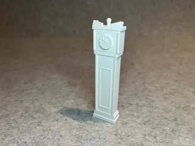Dollhouse grandfather clock tower miniature house — Image 2 of 6