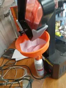 Resin drip holder