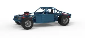 Vintage Dirt late model Race car Base Scale 1:25