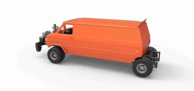 Pulling van 4wd Version 2 Scale 1:25 — Фото 7 из 9