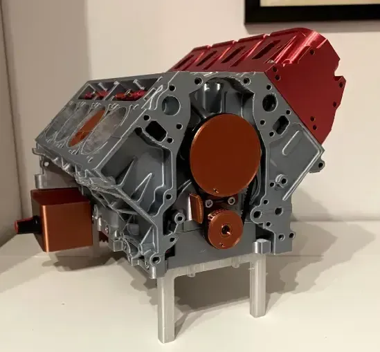 Chevy Camaro LS3 V8 Engine - printable valves, lifters + N20 — Image 4 of 9