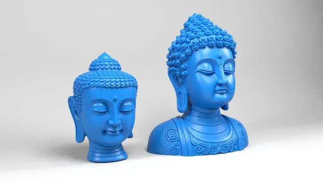 Buddha heads — Image 2 of 9