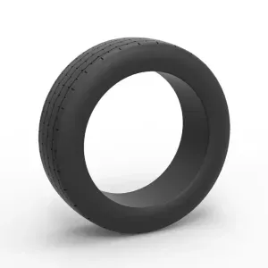 Front tire of Vintage Funny Car Scale 1:25